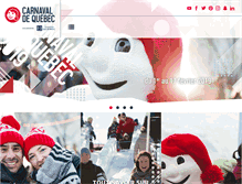 Tablet Screenshot of carnaval.qc.ca